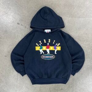 Vintage 90s UMEN Studios International Rap Music Hoodie Size Large